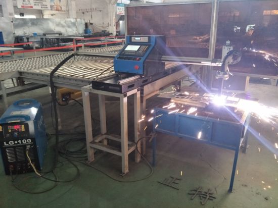 Alta precisão Hiwin cortador de plasma trilho quadrado 1300 * 2500mm folha de alumínio máquina de corte plasma cnc Huayuan 65A plasma power