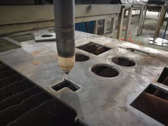 Plasma do CNC e máquina de corte de alumínio da placa da chapa metálica de aço da chama