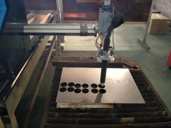 China Tipo de Pórtico do CNC Máquina de Corte Plasma CNC, corte de chapa de aço e máquinas de perfuração preço de fábrica